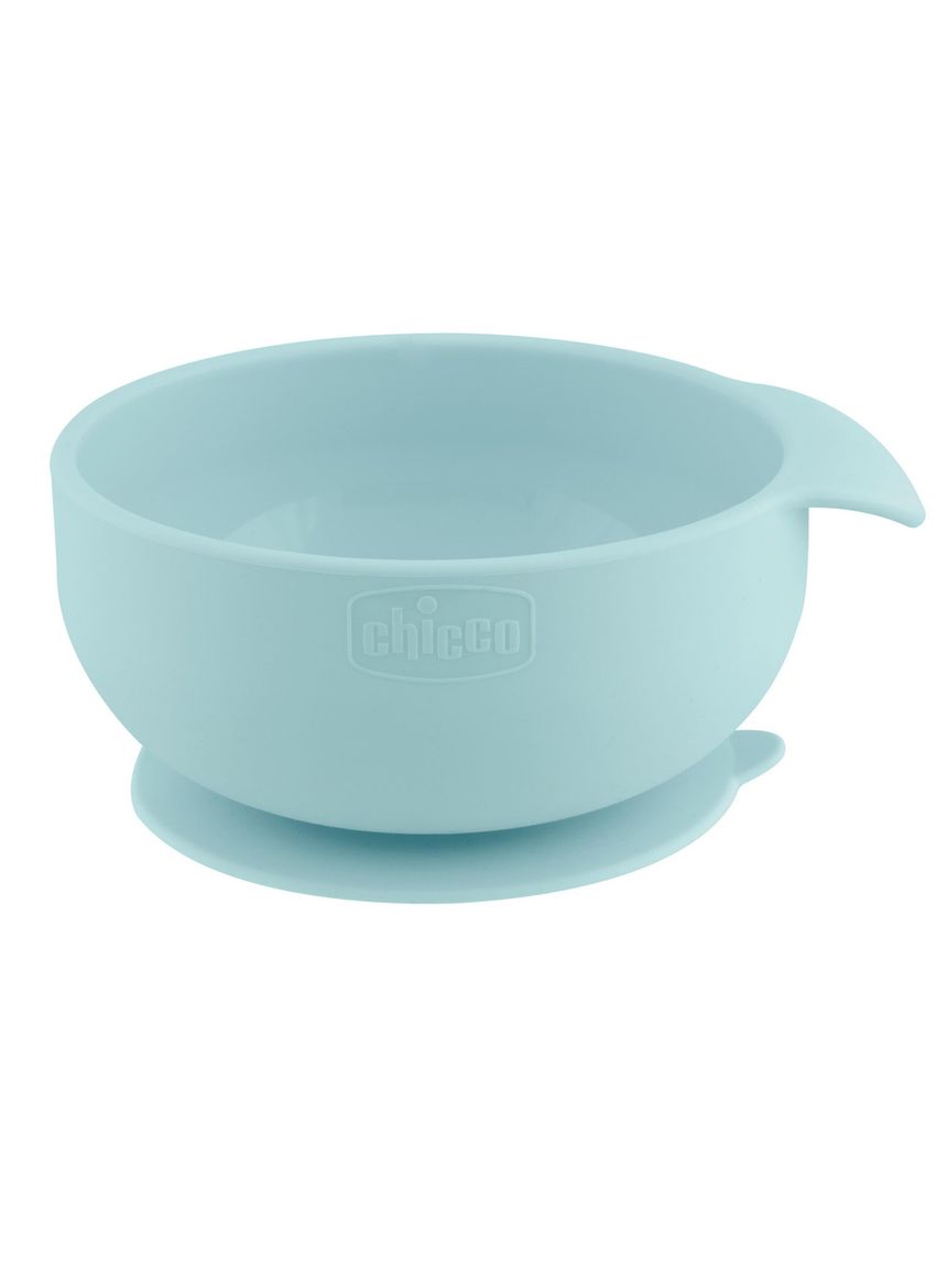 Ciotola in silicone azzurro 6m+ - chicco