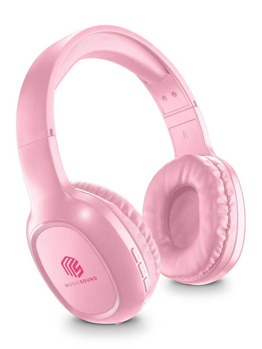 Cuffie bluetooth bbasic rosa - music sound