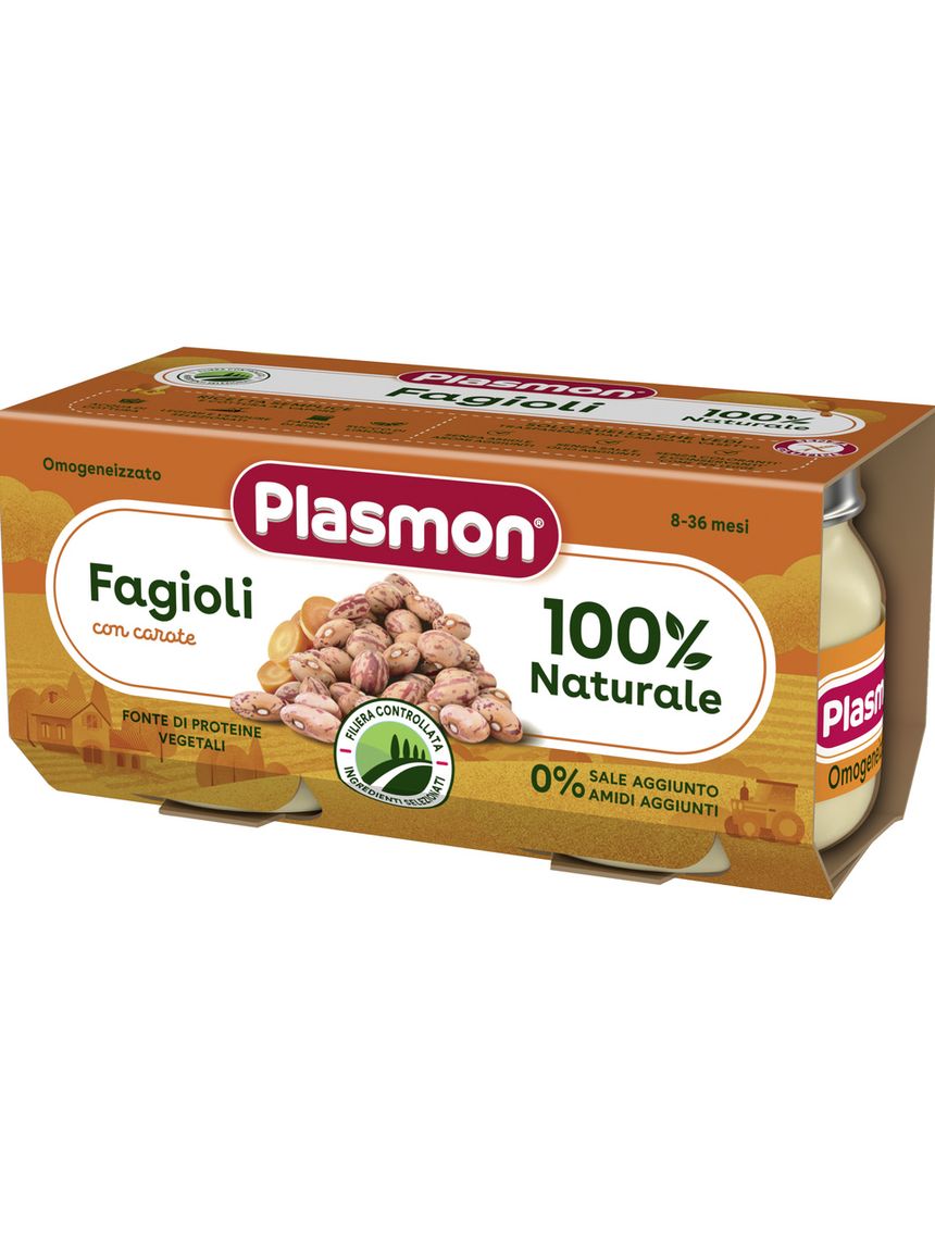 Omogeneizzato fagioli borlotti 2x80g - plasmon