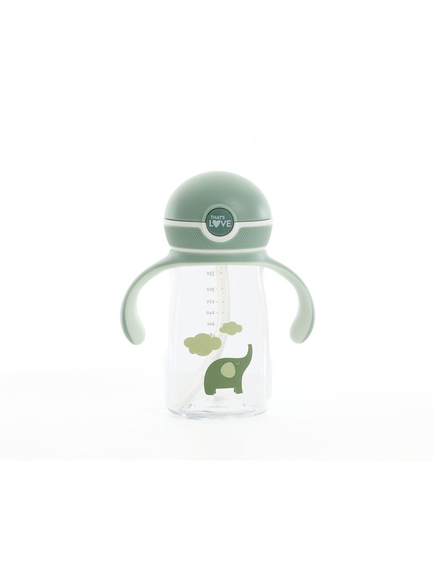 Tazza con cannuccia 12m+ elephant 360 ml - that's love