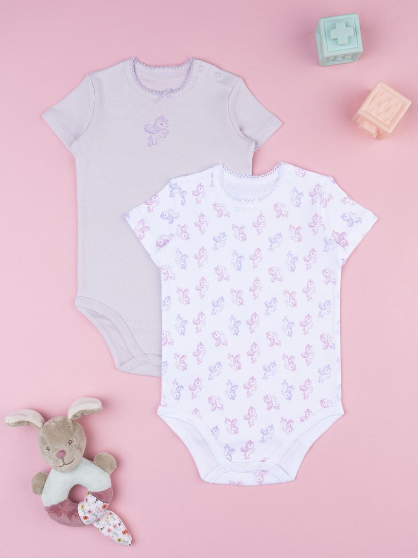 Pack 2 body unicorni bimba