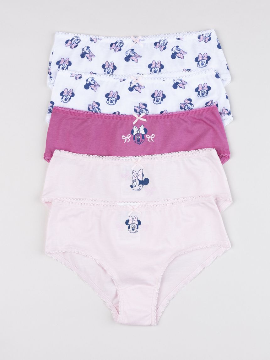Pack 5 slip bimba minnie