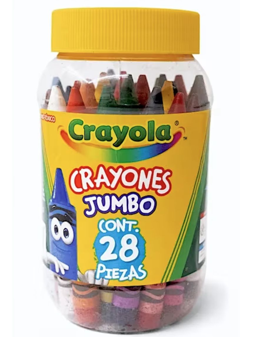 Crayola 28 pastelli a cera jumbo