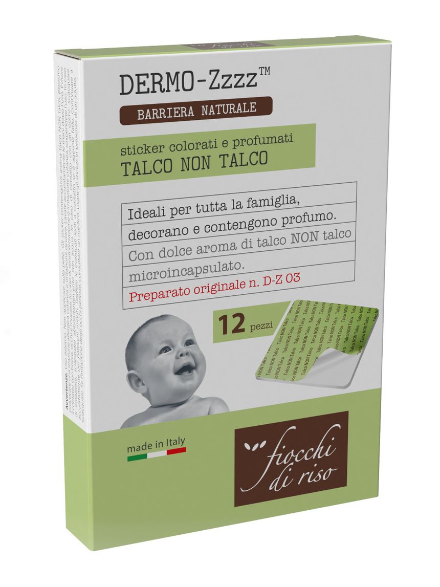 Talco non talco cerotti profumati 12 pz - fiocchi di riso