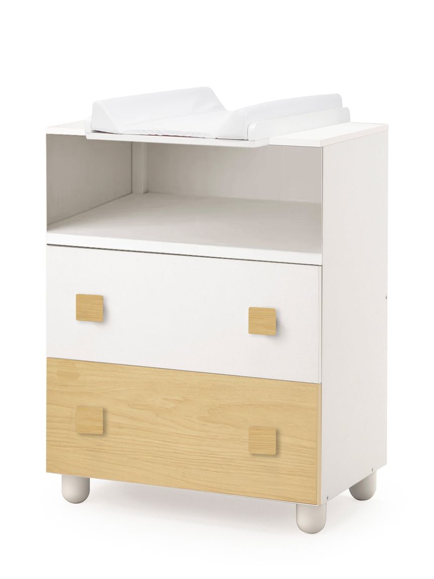 Cassettiera easy change naturale - italbaby