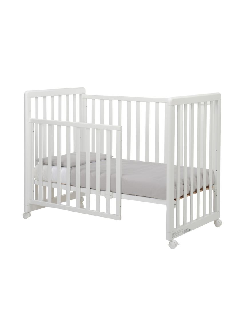 Lettino forever 8 in 1 bianco tessile grey - brevi