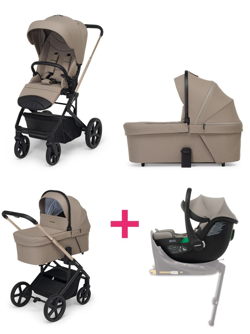 Sistema combinato tictoc pro disk infant rekline champagne - foppapedretti