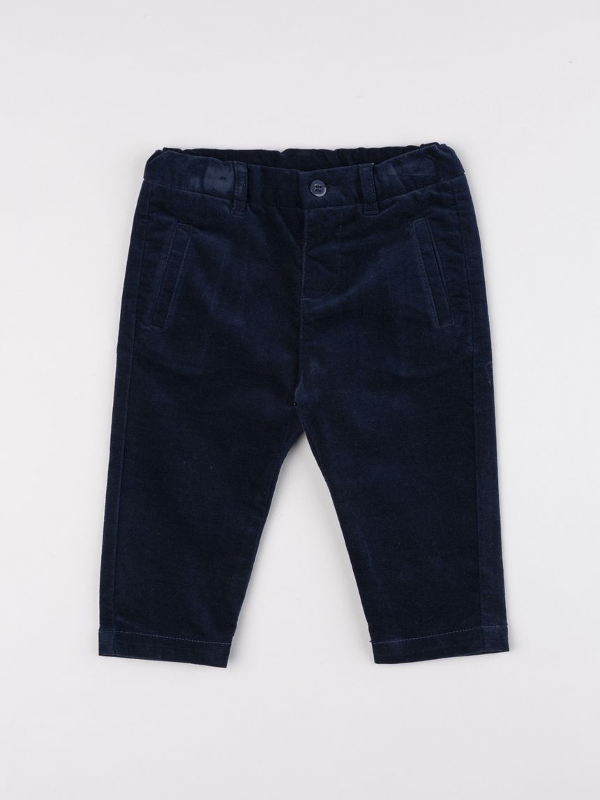 Pantaloni eleganti lunghi blu bimbo