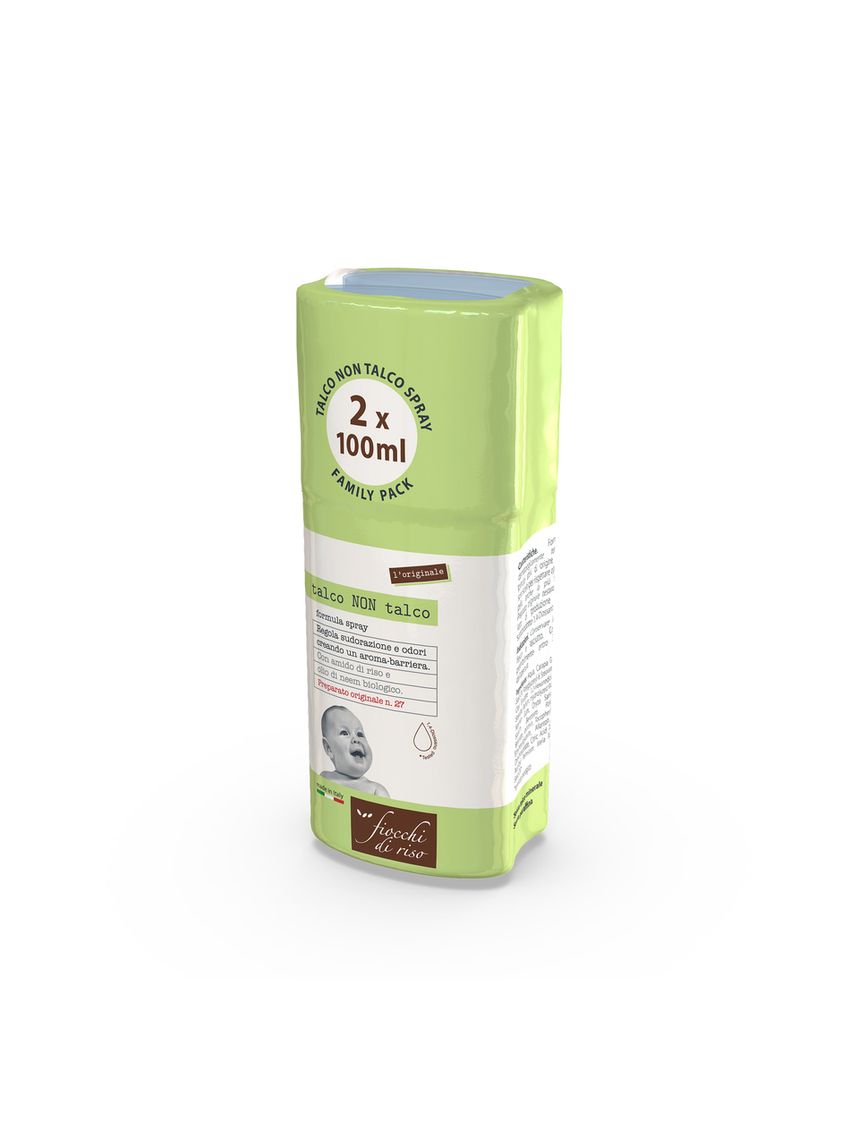 Bipacco spray talco non talco 100ml - fiocchi di riso