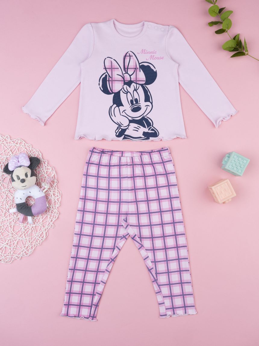 Pigiama bimba minnie lungo