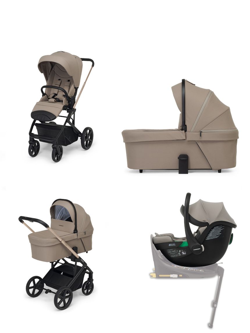 Sistema combinato tictoc pro disk infant champagne + adattatore - foppapedretti