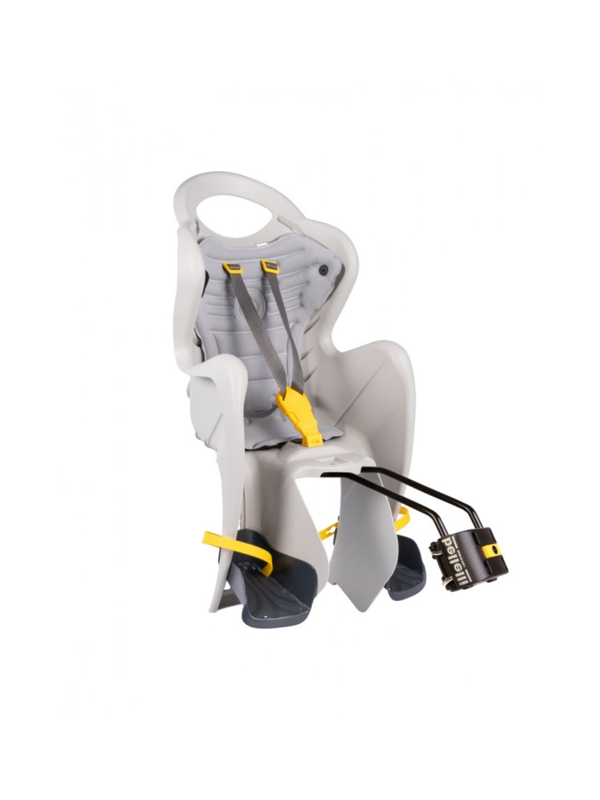 Seggiolino bici posteriore per bambini mr fox standard b-fix silk grey - bellelli