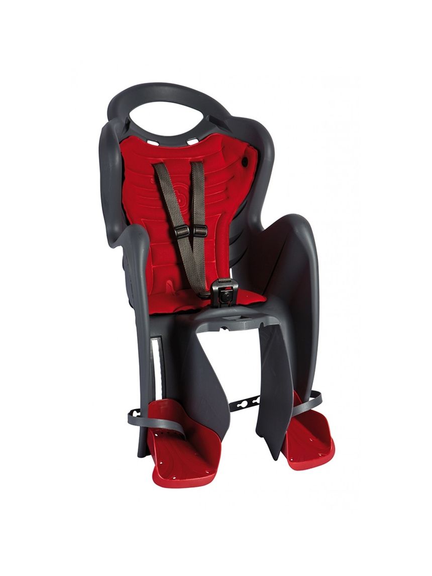 Seggiolino bici posteriore mr fox attacco al portapacchi dark grey - bellelli