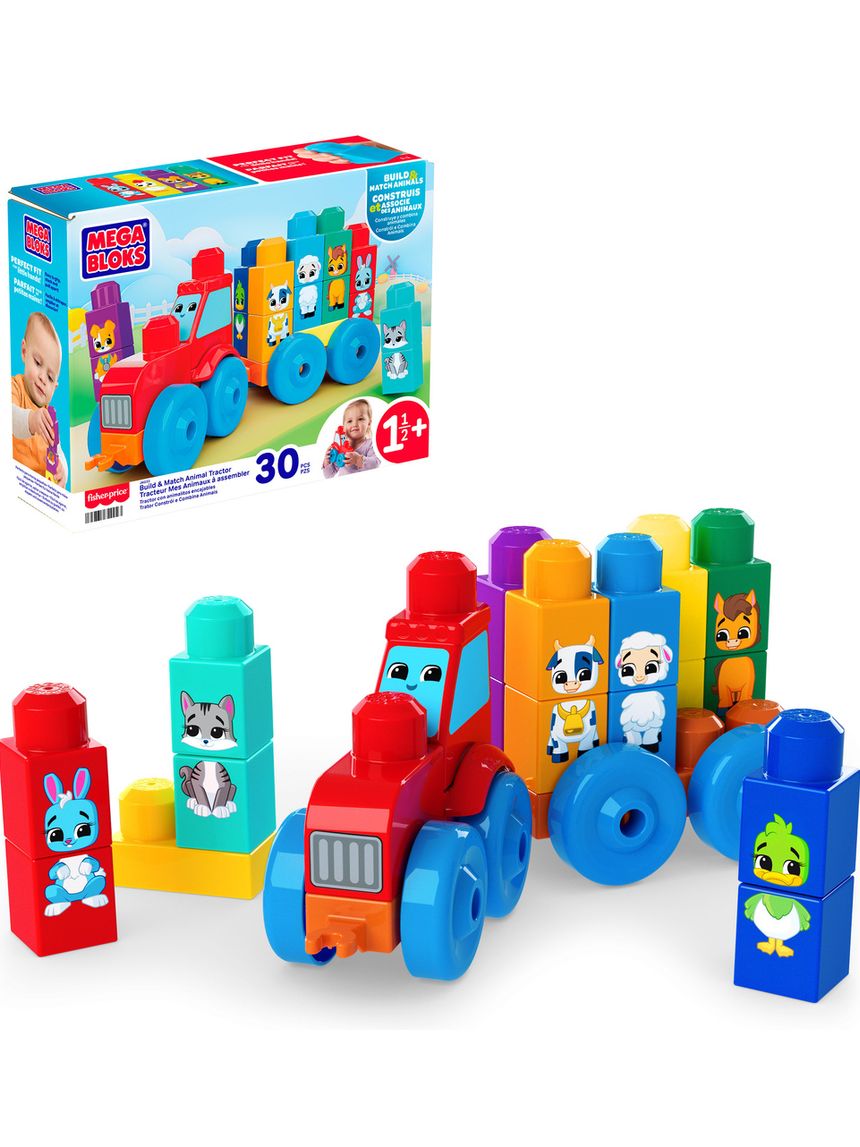 Mega bloks - trattore degli animali