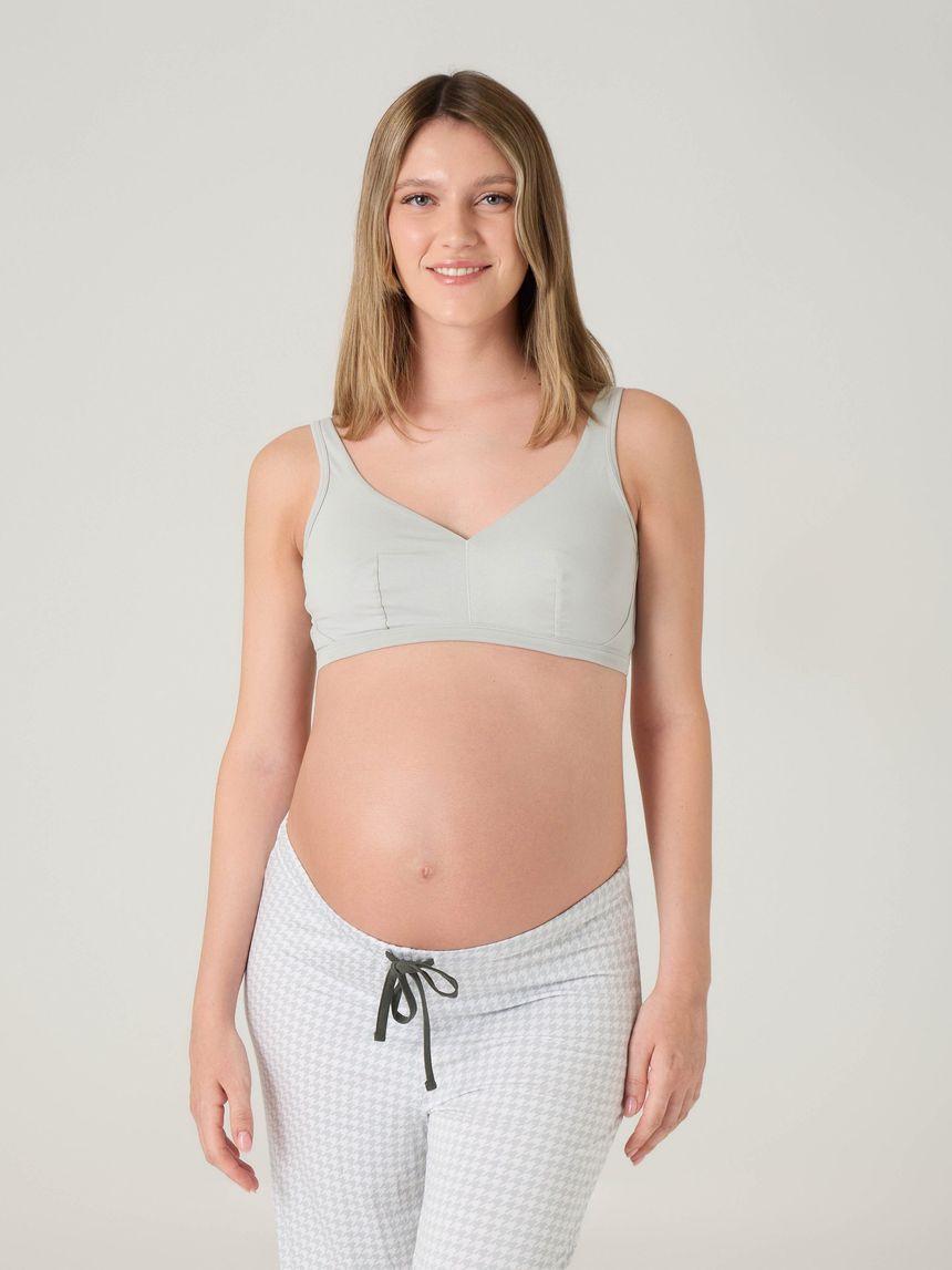 Reggiseno gravidanza pastel verde chiaro