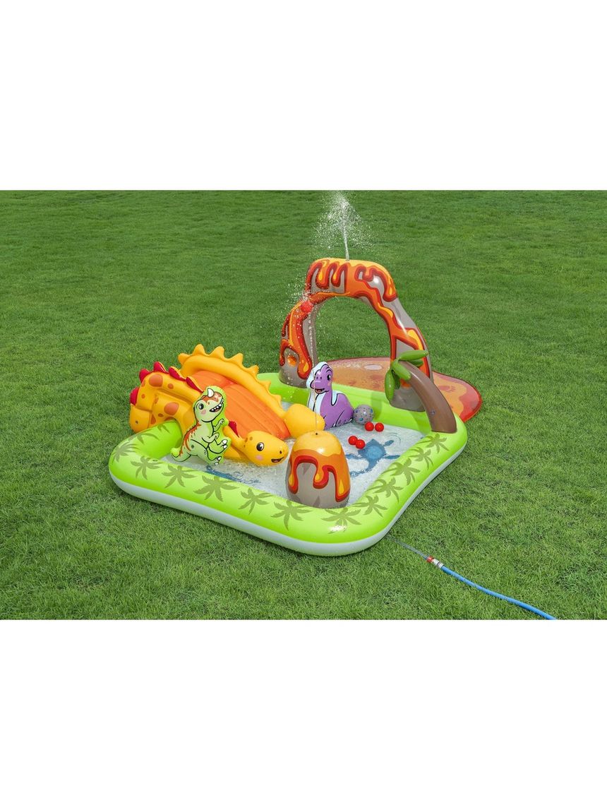 8'7" x 6'2" x 40" / 2,62 m x 1,88 m x 1,02 m centro giochi volcano springs