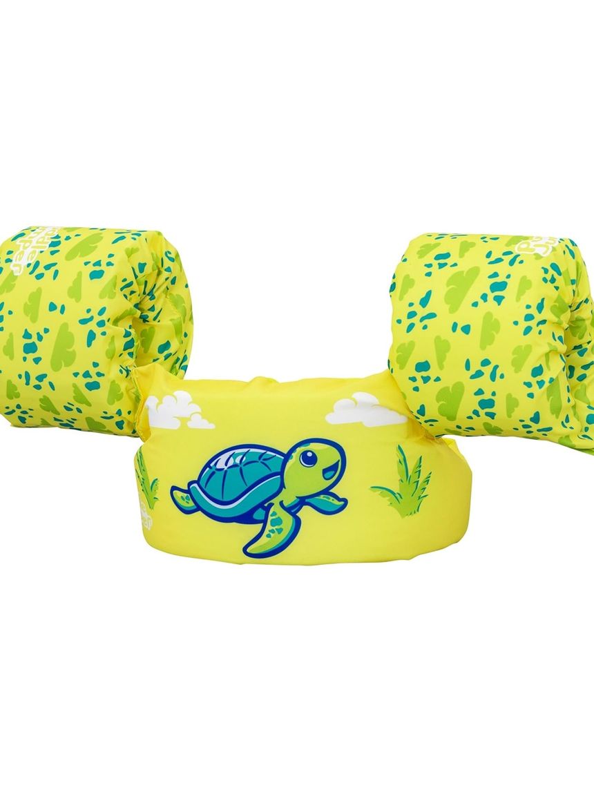 Bestway 9012t giubbino da nuoto per bambini puddle jumper con braccioli, verde