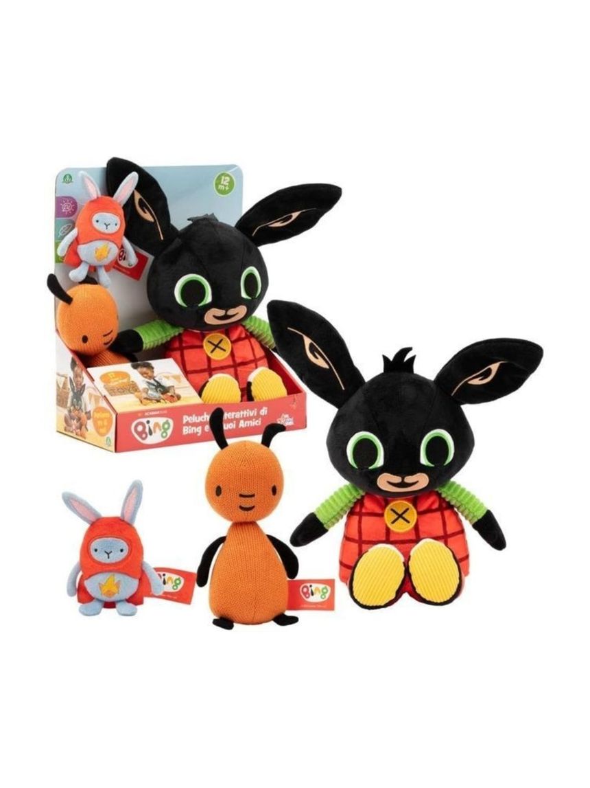 Bing peluche interattivo con flop e hoppity