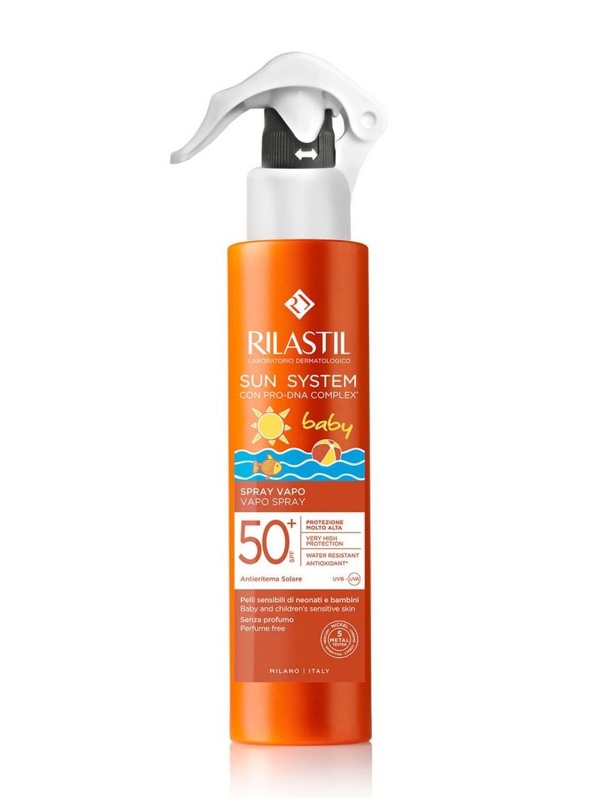 Sun system baby vapo spf50+ 200ml - rilastil
