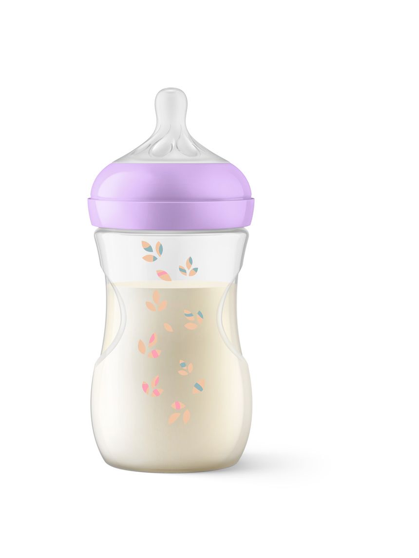 Biberon natural response  tettarella a flusso medio 260ml 3-6 mesi - philips avent