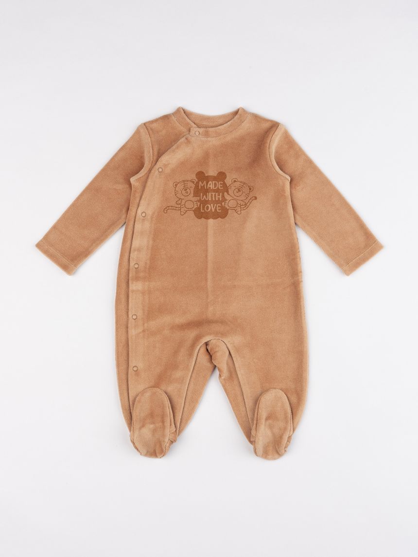 Tutina bimbo color caramello "tigre"