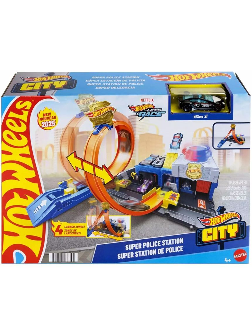 Hot wheels city supercommissariato di polizia