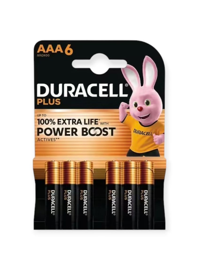 Duracell plus powerboost aaa  - pacco da 6