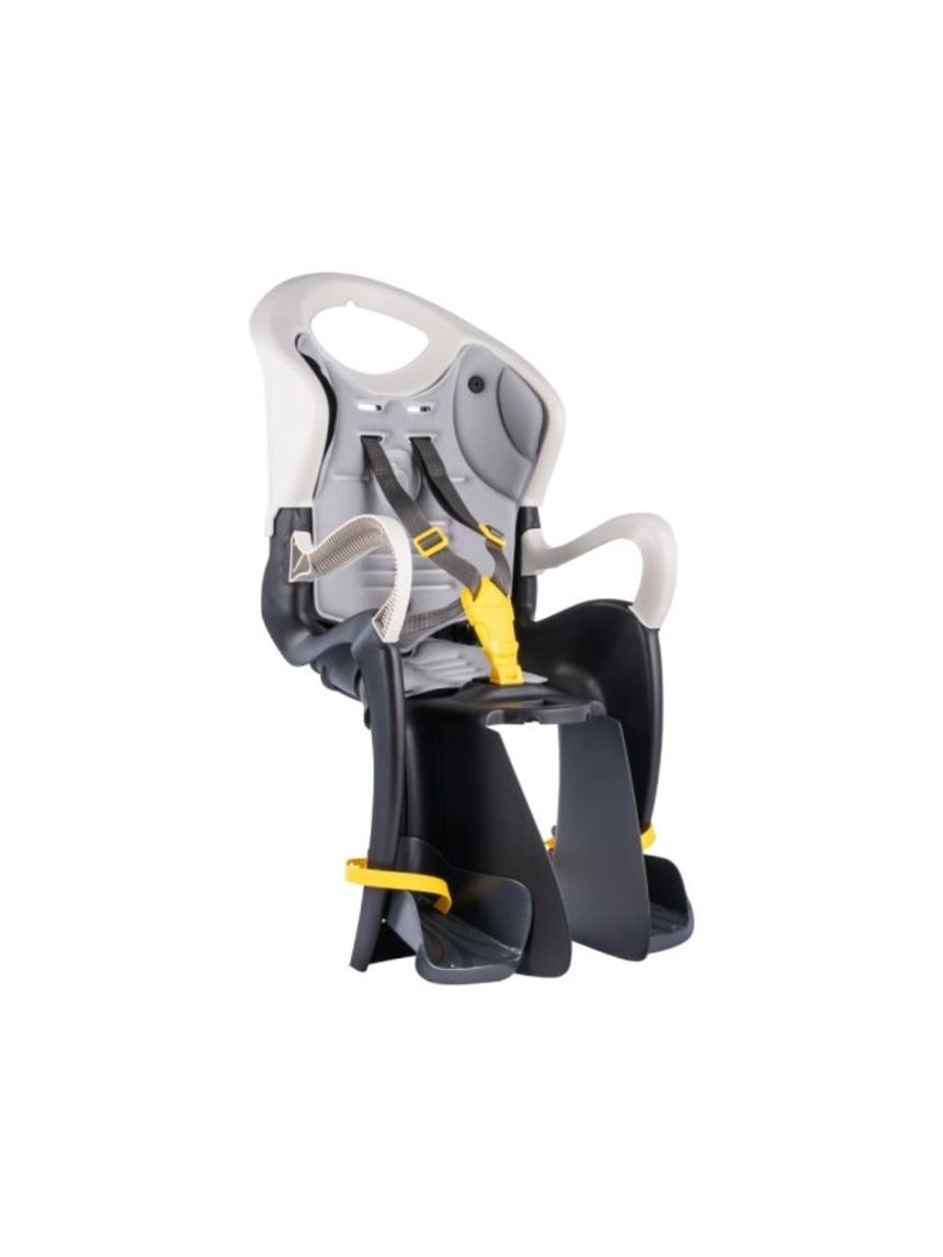 Seggiolino bici  tiger posteriore reclining rack easy dream attacco al portapacchi  black - bellelli