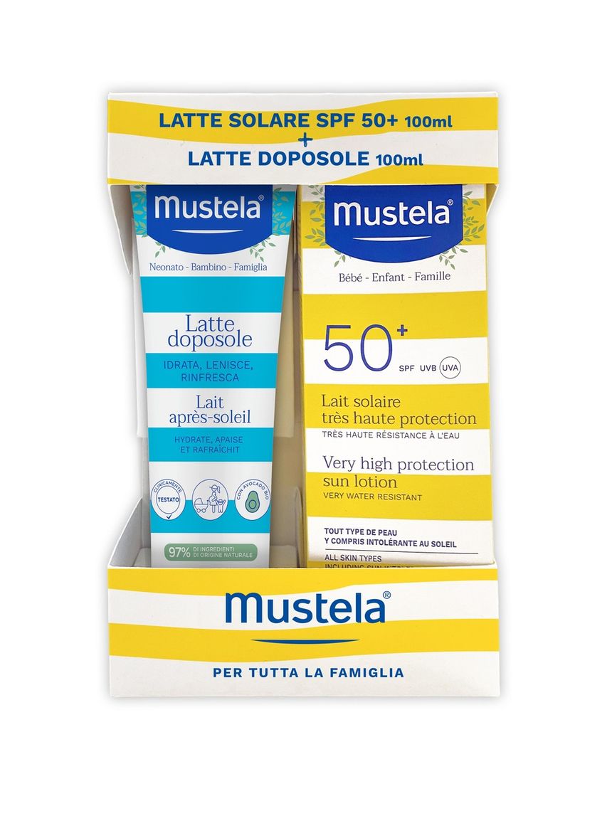Cofanetto latte solare 100ml + latte doposole 100ml - mustela