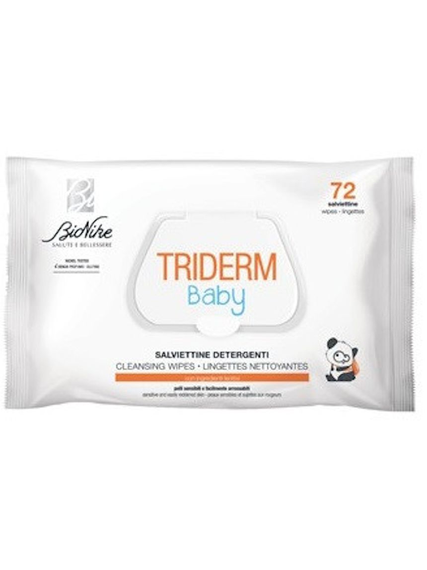 Salviettine triderm detergenti 72 pezzi - bionike