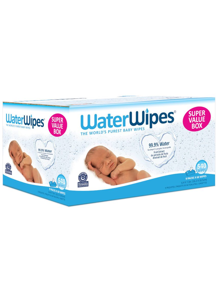 Salviettine bio 9x60 pezzi - waterwipes