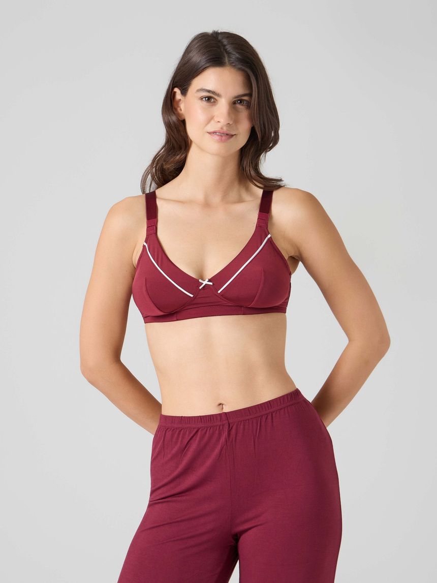 Reggiseno allattamento cozy chic bordeaux