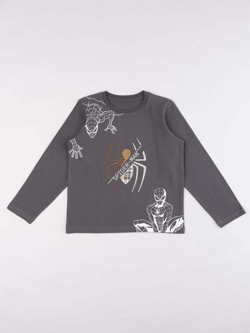 T-shirt maniche lunghe bambino "marvel - spiderman urban sketch"