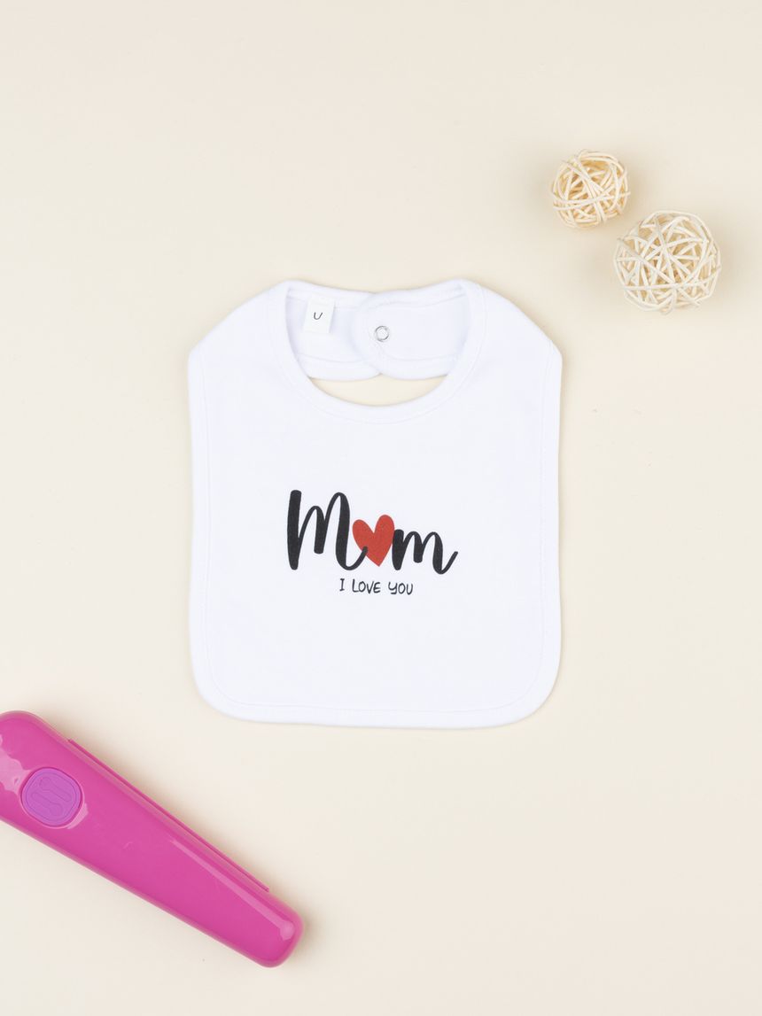 Bavaglino mom unisex neonato