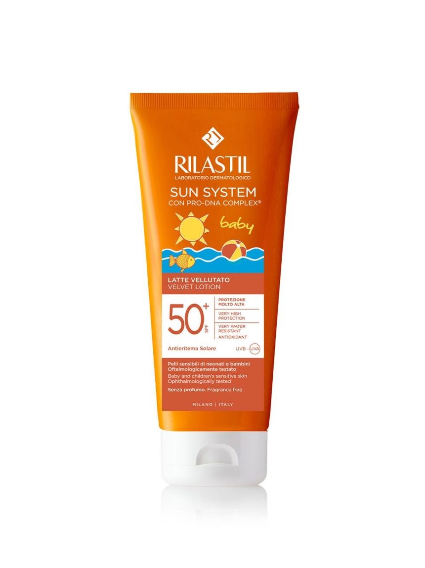 Sun spf 50+ baby latte velluto 200 ml - rilastil