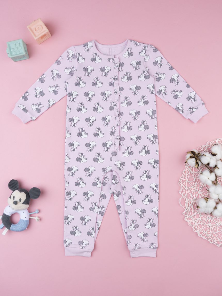 Pigiamone bimba rosa disney minnie