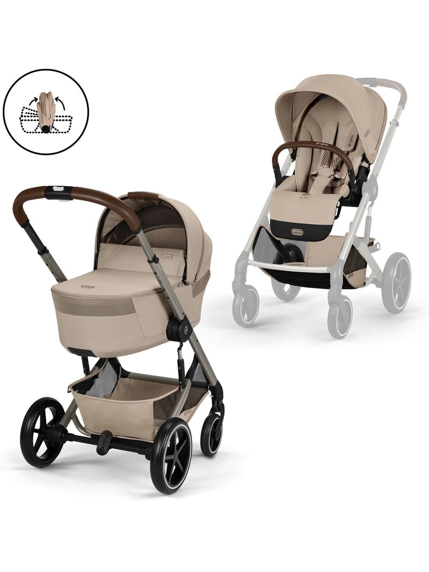 Duo balios s lux tpe nav. rich. almond beige - cybex