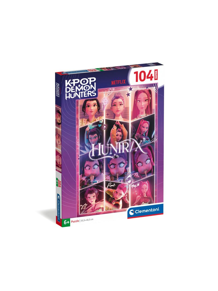 Clementoni - 27242 - puzzle 104 super kpop demon hunters - 2