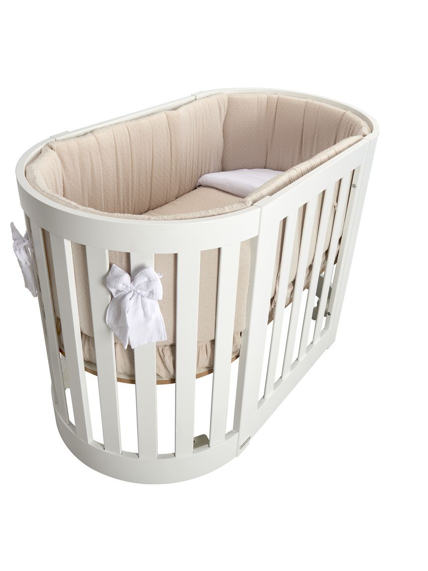 Set letto all-in-one con tessile plumeti sabbia - italbaby