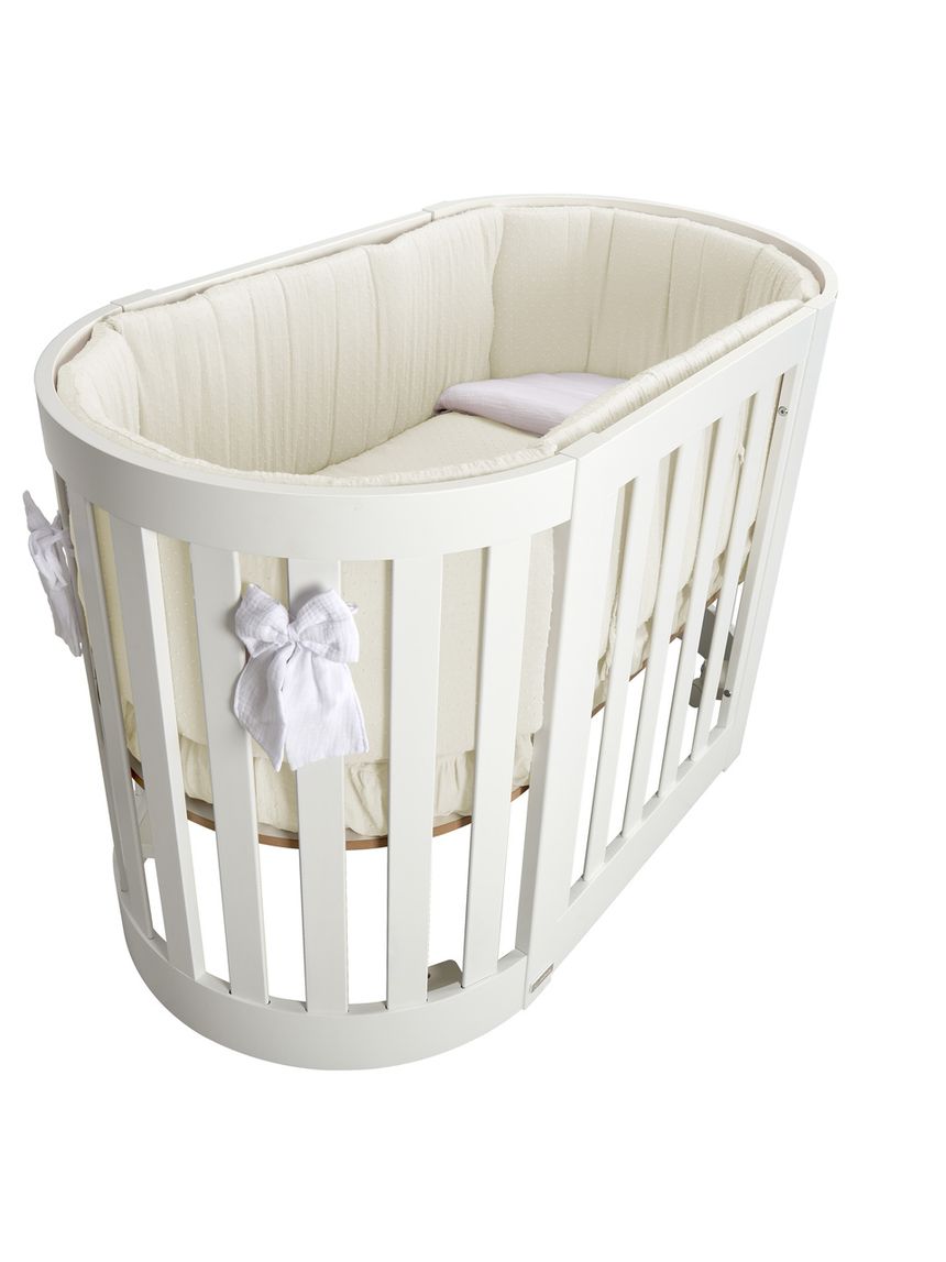 Set letto all-in-one con tessile  plumeti burro - italbaby