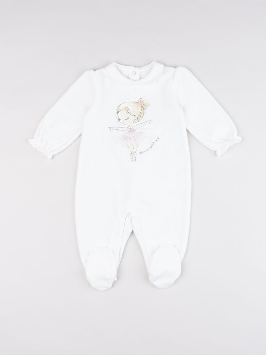 Tutina bimba panna ballerina