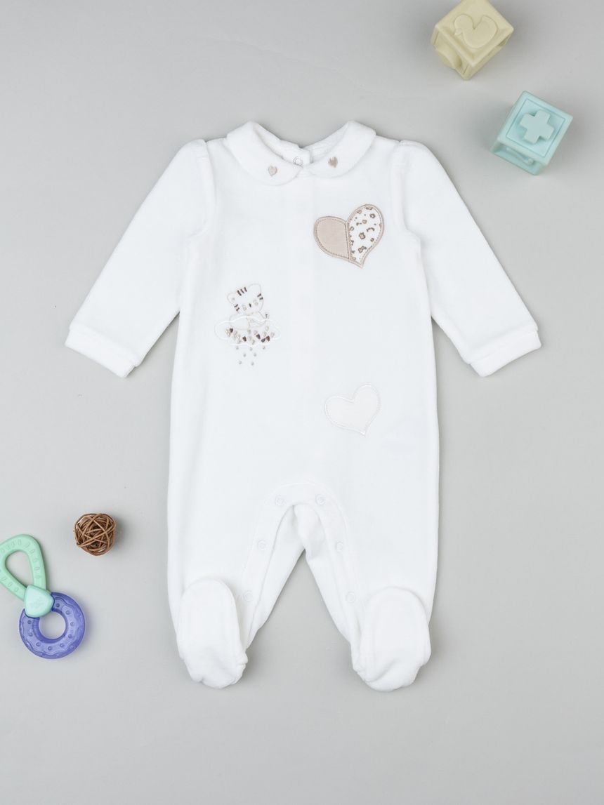 Tutina ciniglia bimba con patch