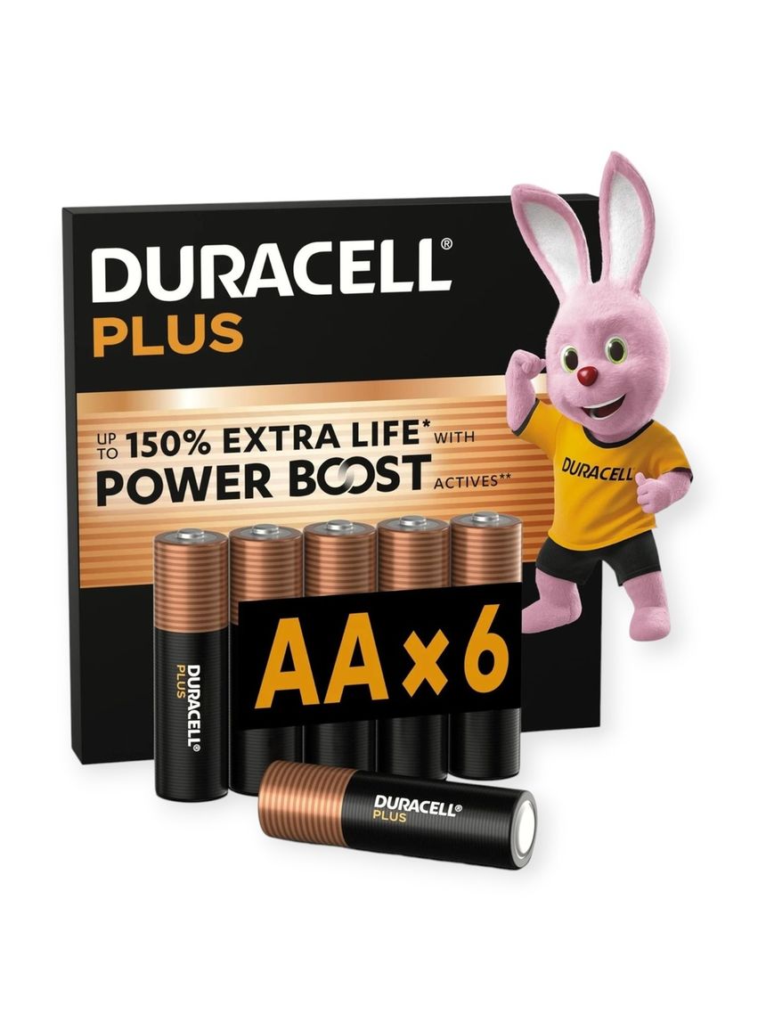 Duracell plus powerboost aa lr06 - pacco da 6