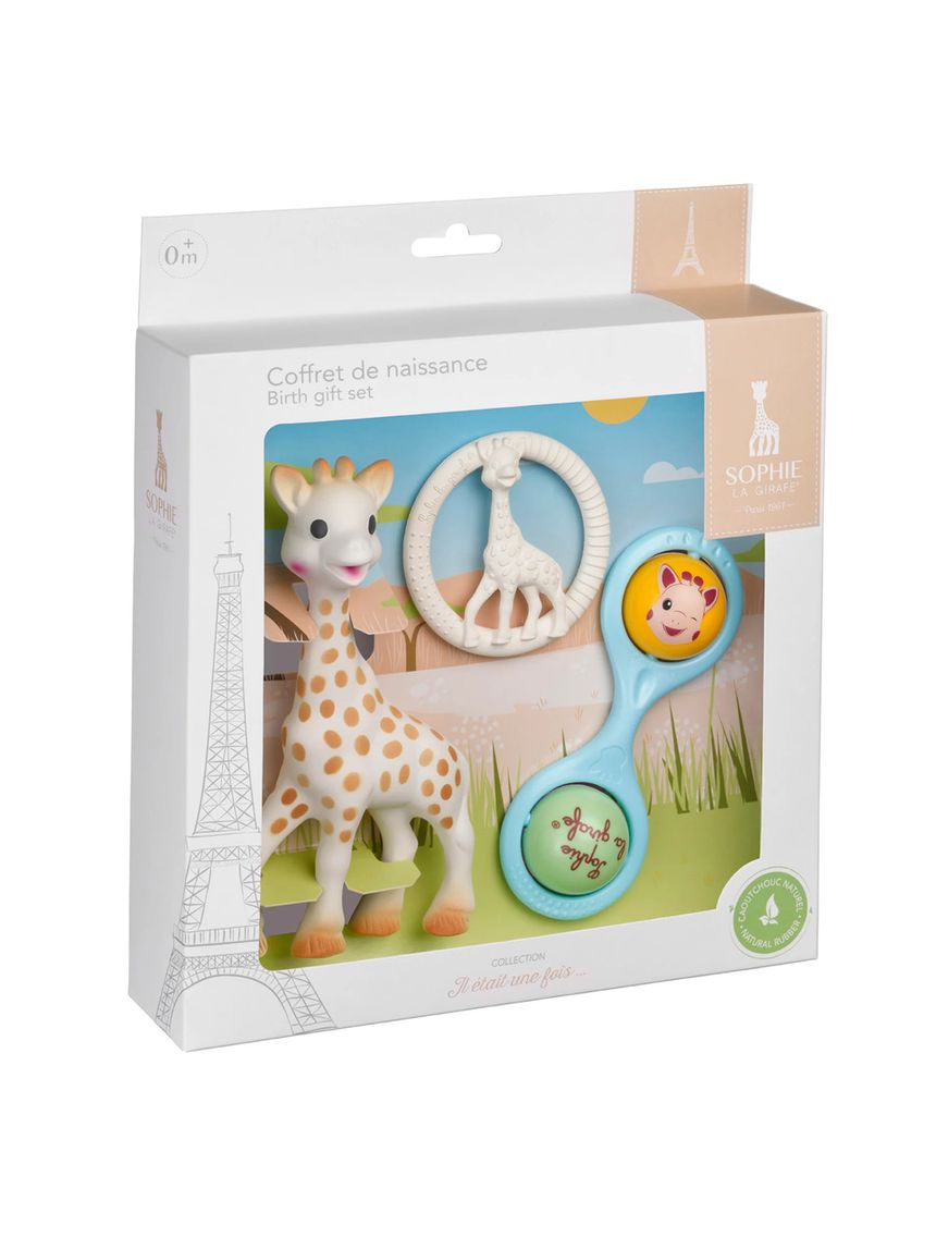 Set regalo per neonati sophie la giraffa , multicolore