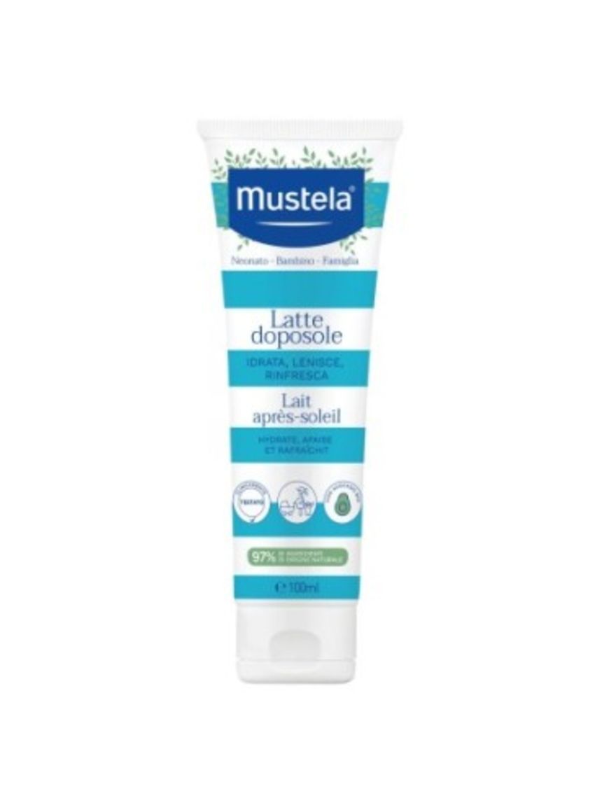 Latte doposole 100 ml per neonati e bambini idratante, lenitivo e rinfrescante - mustela