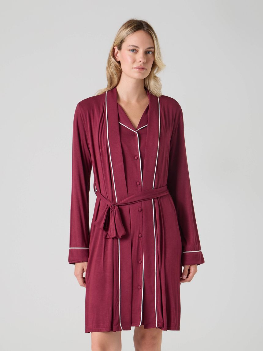 Vestaglia premaman bordeaux