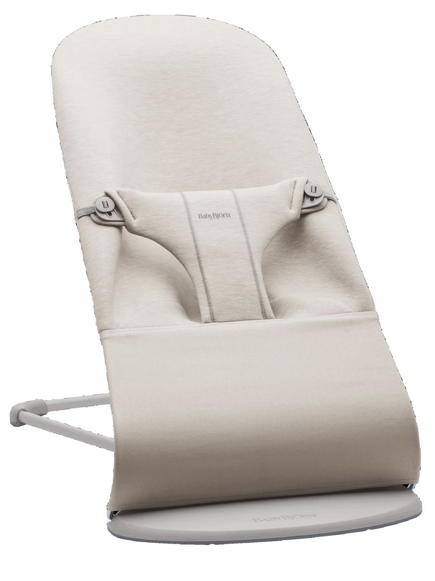Sdraietta bliss tessuto jersey 3d beige chiaro - babybjorn