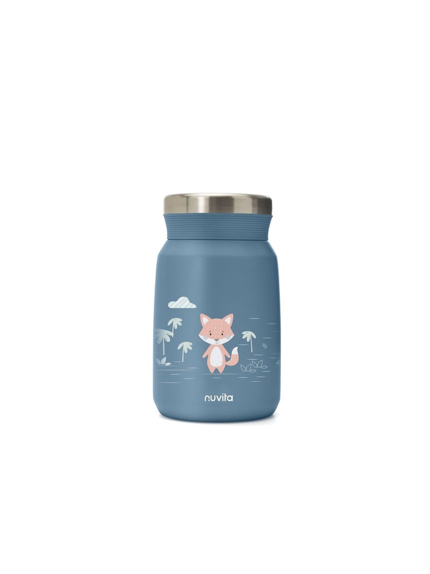 Contenitore termico per alimenti in acciaio inox da 500ml - 4472 / powder blue - nuvita