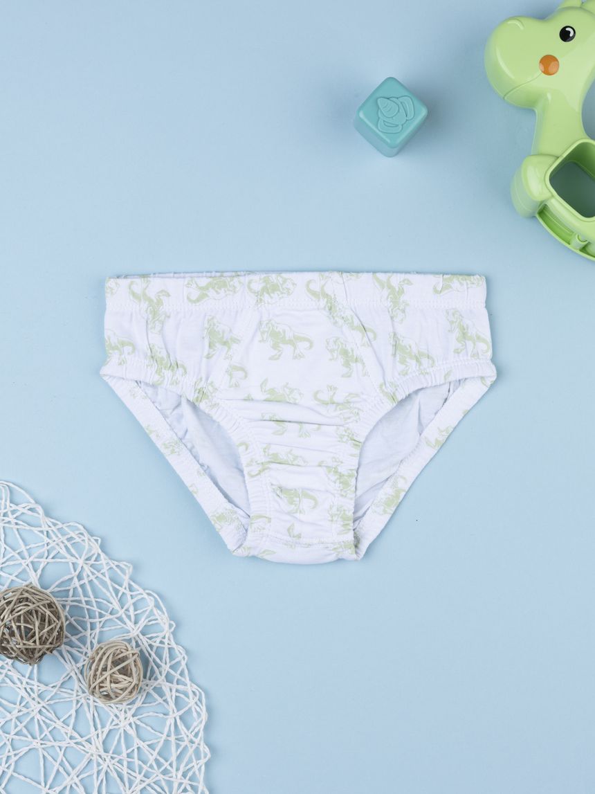 Slip bimbo bianco dino