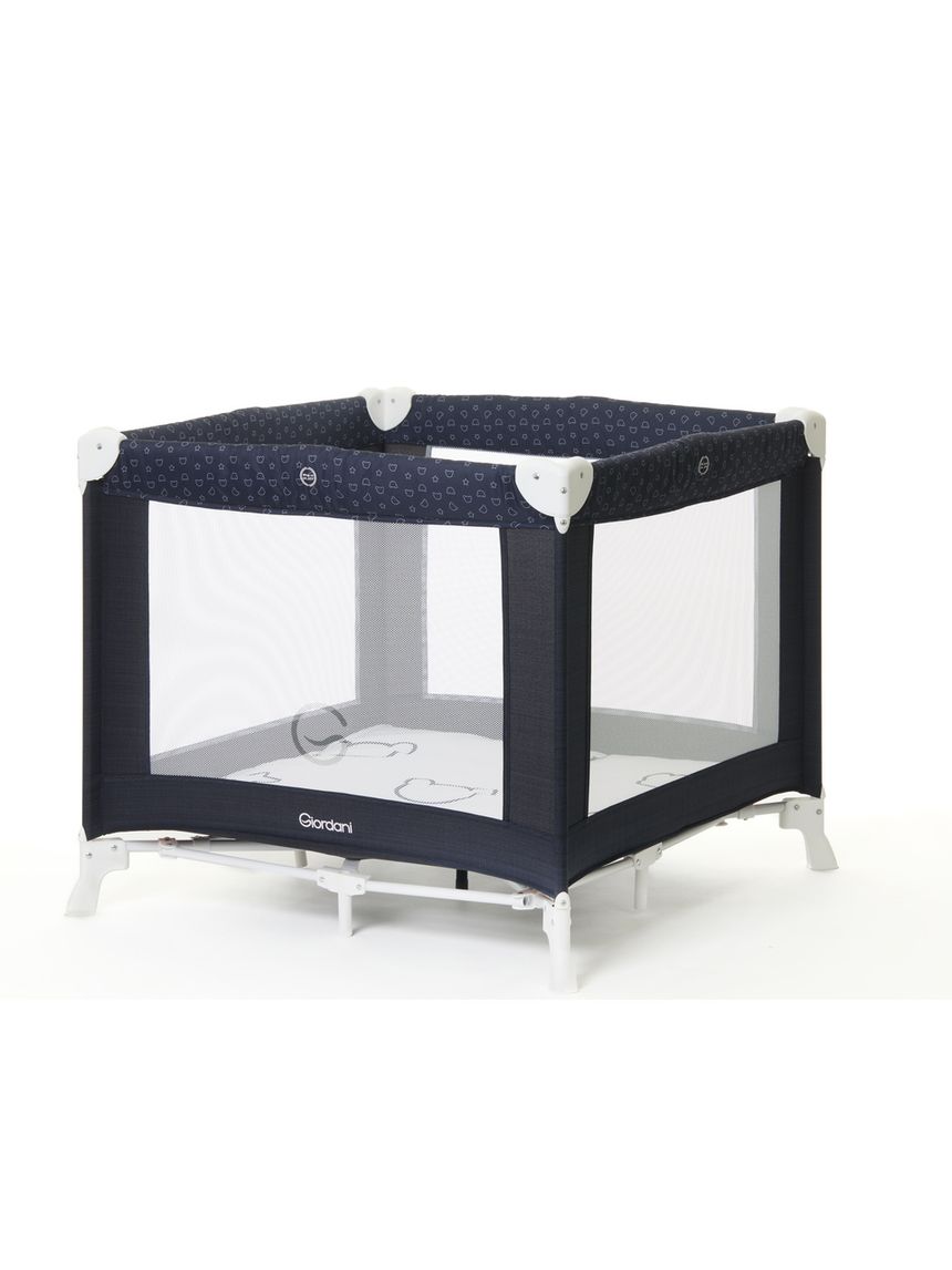 Box quadrato teddy blu 90 x 90 - giordani